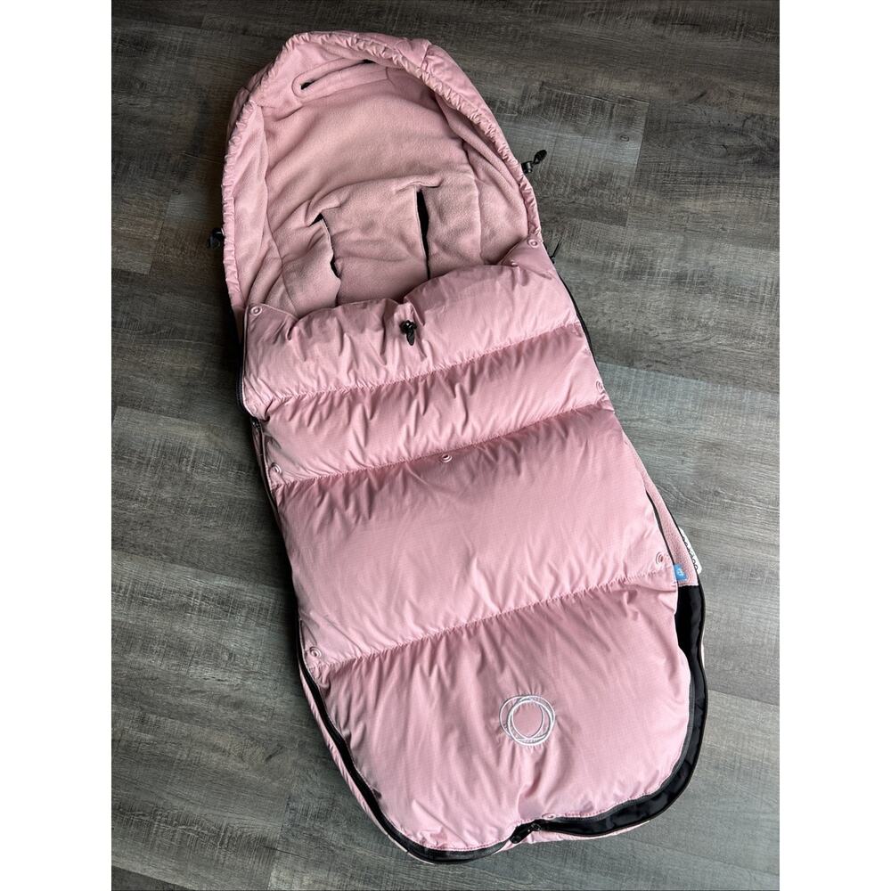 BUGABOO Performance Footmuff Waterproof Insulated Stroller Cover Pink